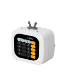 Retro Electronic Pet Bluetooth Speaker with Scrolling Lyrics - Mini Portable High-Fidelity Sound Box, Cool Pixel Art Ga