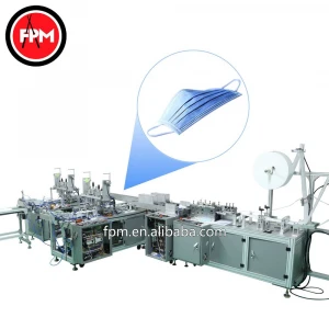 FPM nonwoven 3ply medical surgical disposable face mask machine
