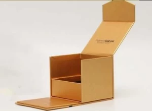 Rigid perfume box with easy open design