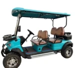 72V Lithium Battery Golf Cart Electric Golf Cart 4 Seaters Off Road Golf Cart