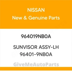 964019NB0A Genuine Nissan SUNVISOR ASSY-LH 96401-9NB0A