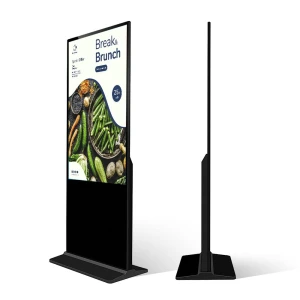 Visign Commercial Freestanding Digital Signage Floor Standing Advertising Kiosk Vertical LCD Screen for Mall Supermarket