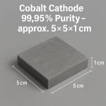 Cobalt Cathodes 99.95% Purity