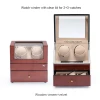 Time partner Watch Winding System Automatic rotation table box wise double watch winder automatic watch shaker