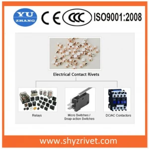Electrical Silver  Rivet Contact