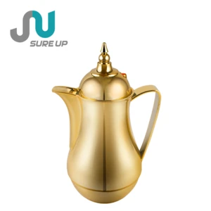 0.5L 1.0L Arabic style thermos vacuum jug coffee pot tea flask with glass liner (JGFR)