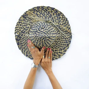 Summer Beach Hat with Ethnic Traditional Style | Woven Hat | Free Shipping