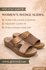 Wholesale Women's Low Heel Slippers Comfortable Casual Sandals