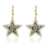 Wholesale Fashion Jewelry ~ Drop Dazzle Star Earrings