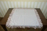 Table cloth with embroidery 刺繍付きテーブルクロス
