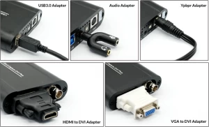 USB3.0 1080@60 DVI(HDMI/VGA)/SDI/YPbPr Video Capture Card