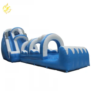 Hight Quality Huge Inflatable Water Slide Park With Dolphins For Outdoor Fun