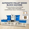 Euro Pallet Wood Sawdust Block Making Machine Compressed Wood Pallet Block Machine