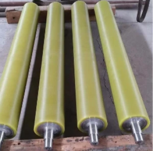Outer polyurethane idlers, rollers
