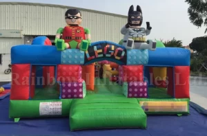 Hot Inflatable Lego and Crazy Bird Jumping Bouncy Playground for Sale