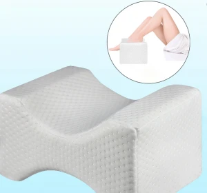 Orthopedic Memory Foam Knee Wedge Pillow for Sleeping Sciatica Back Hip Joint Pain Relief Side Sleeper Leg Pad Support Cushion