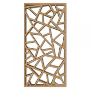 NISH! Decorative Carved MDF Wooden Panel for Room Partition, Screen, Divider, Door, Ceiling, Window #015-08