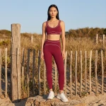 Wholesale 2 Piece Women Yoga Set Custom Logo High Waist Leggings Gym Fitness Sportswear Set