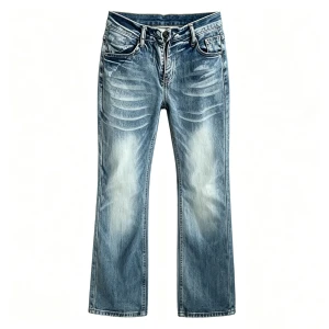 Women's High Waist Straight Leg Stretch Denim Jeans