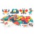 Import DIY Children's Wooden Toys 180pcs Wooden Jigsaw Puzzle Board Set Colorful Baby Montessori Educational Toy from China