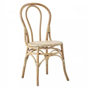 Handmade Natural Rattan Agnieszka Side Armless Chair