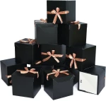 Christmas Gift Box with Lids – Black Gift Boxes