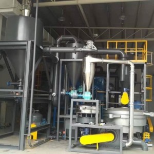 Waste lithium battery recycling machine production line battery crusher and separation