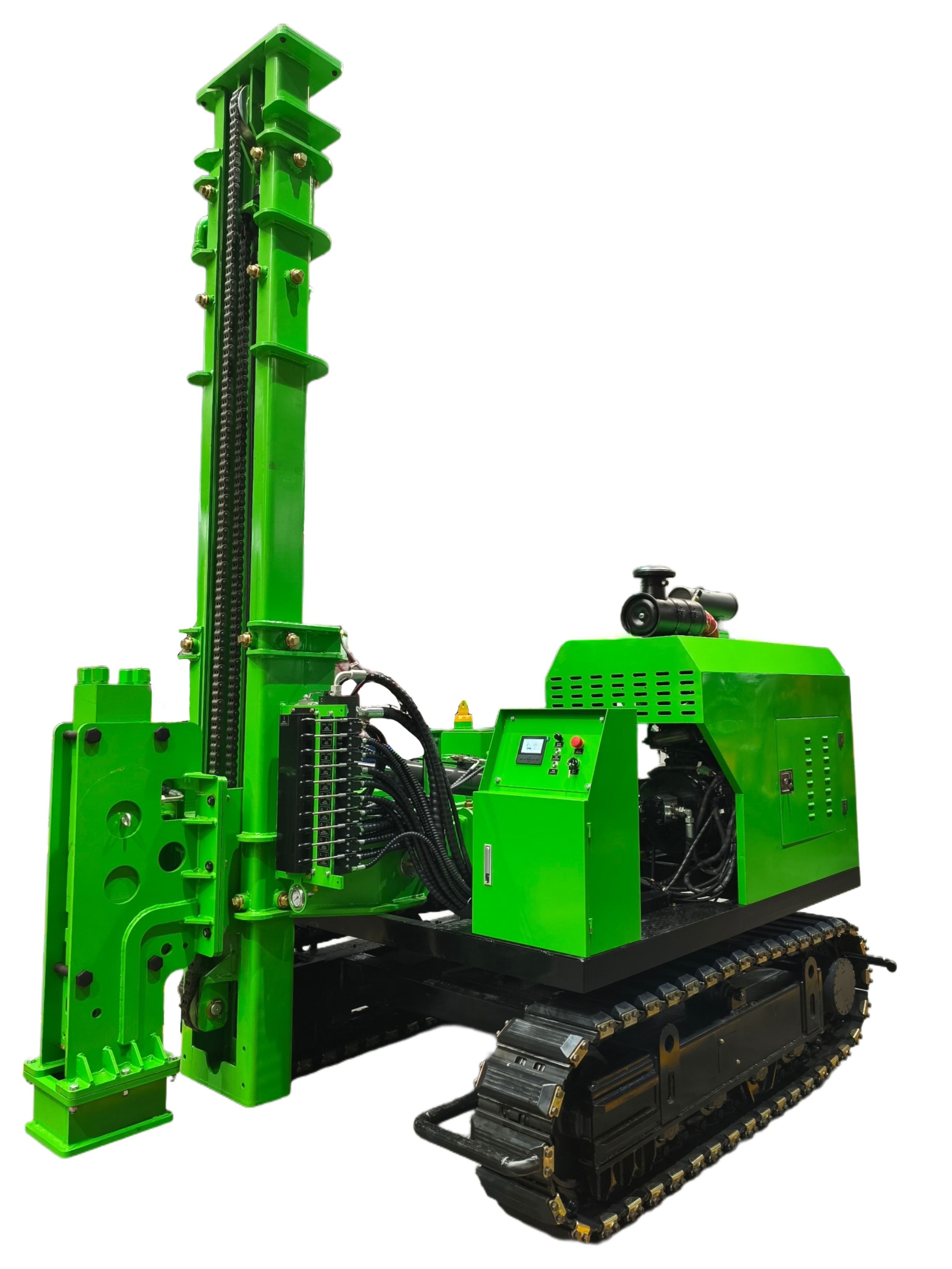 Buy Tz670 Crawler Solar Ramming Machine For Pv Station Ground Mounting ...