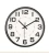 Import 10 inch Simple Modern Silent Non Ticking Plastic Wall Clock with Quartz Battery Operated from China