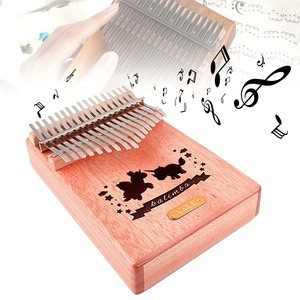 Buy 10-tone Portable Wooden Musical Instrument Thumb Kalimba Finger ...