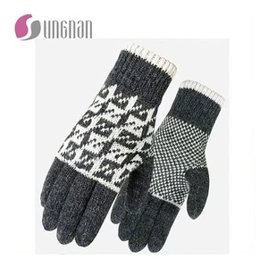 100% acrylic touch sensor screen super thicker winter gloves