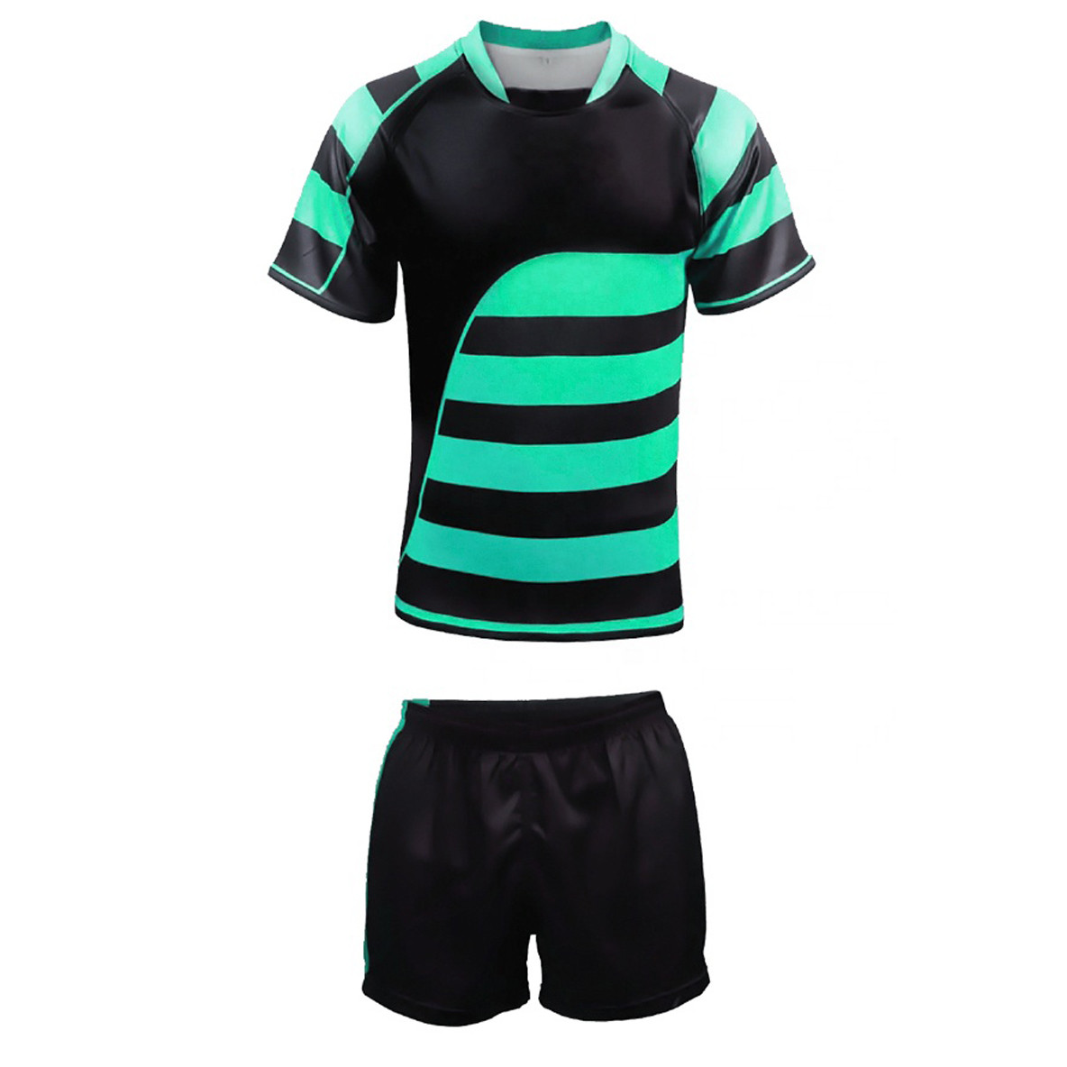 Buy 100% Polyester Rugby Jersey Rugby Uniform With Custom Team Logo ...