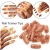 Import 100pcs/bag Nail Art Tips Professional Nail Train Tool Practice Hand Nail Training Manicure Tools from China