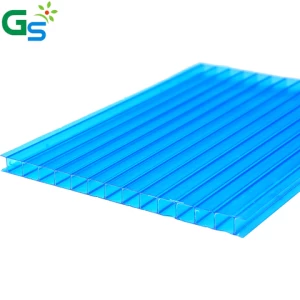 10Mm Multiwall Polycarbonate Hollow Sheet Wall Decoration Material Greenhouse Roofing Plastic Sheet