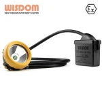 11000Lux led flashlight KL5M corded mining cap lamp WISDOM headlamp waterproof miners cap lamp