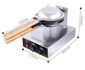 110V Electric Bubble waffle maker / 220V Hongkong Commercial Bubble Egg Waffe Maker with Timer