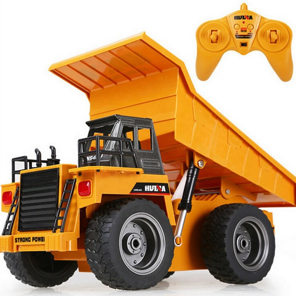 1:18 Remote Control Dumper Simulation Engineering Vehicles Kids Toy Car Toys for Children