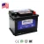 Import 12 V 55ah Gel Black color manufacturers auto car battery 12V in usa from China