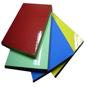 1220x2440mm furniture use pvc coated plywood with all colors