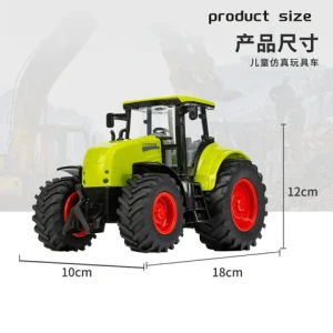 1:24 Mini Model Friction Farm Tractor Car Gliding Farmer Trailer Truck Vehicle Model Inertia Toy Farm Car
