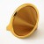 Import 125mm Gold Coffee Cone Dripper Coffee Filter with Fixed Base,Gold Titanium Coated Pour Over Cone Dripper from China