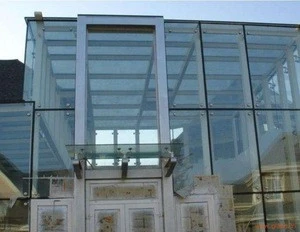 12.76mm tempered laminated glass for the curtain wall