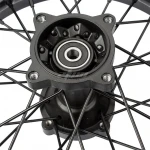 12mm 15mm hole hub 1.85 x 12 80/100/12 Rear Iron Wheel Rim For dirt pit bike CRF70 XR50 Motorcycle Parts - Black