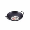 1.2mm Bottom Thickness 30cm Durable Big Japanese Iron Wok with Strong Fire