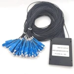 1*32 ABS Box type Fiber PLC Splitter Single Mode Fiber Optical ABS Box Type plc 1*32 PLC splitter with SC UPC Connector
