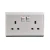 Import 13a uk wall switch double 6 pin plug and socket from China