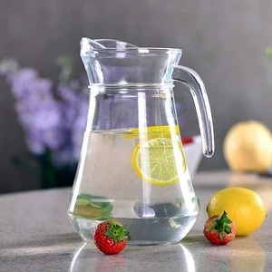 1.3L Cheap Glass Jug Duckbill Spout Water Pitcher