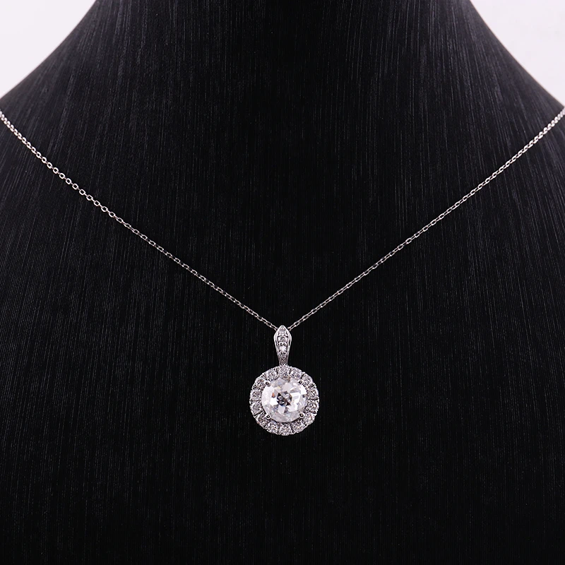 14k jewellery round necklace pendant