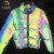 Import 1.4m Width Attractive Iridescent Rainbow Reflective Fashion Color Fabric Material for Bag/Clothing from China