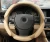 Import 15 inch universal breathe freely car accessories interior decorative anti slip auto car steering wheel cover from China